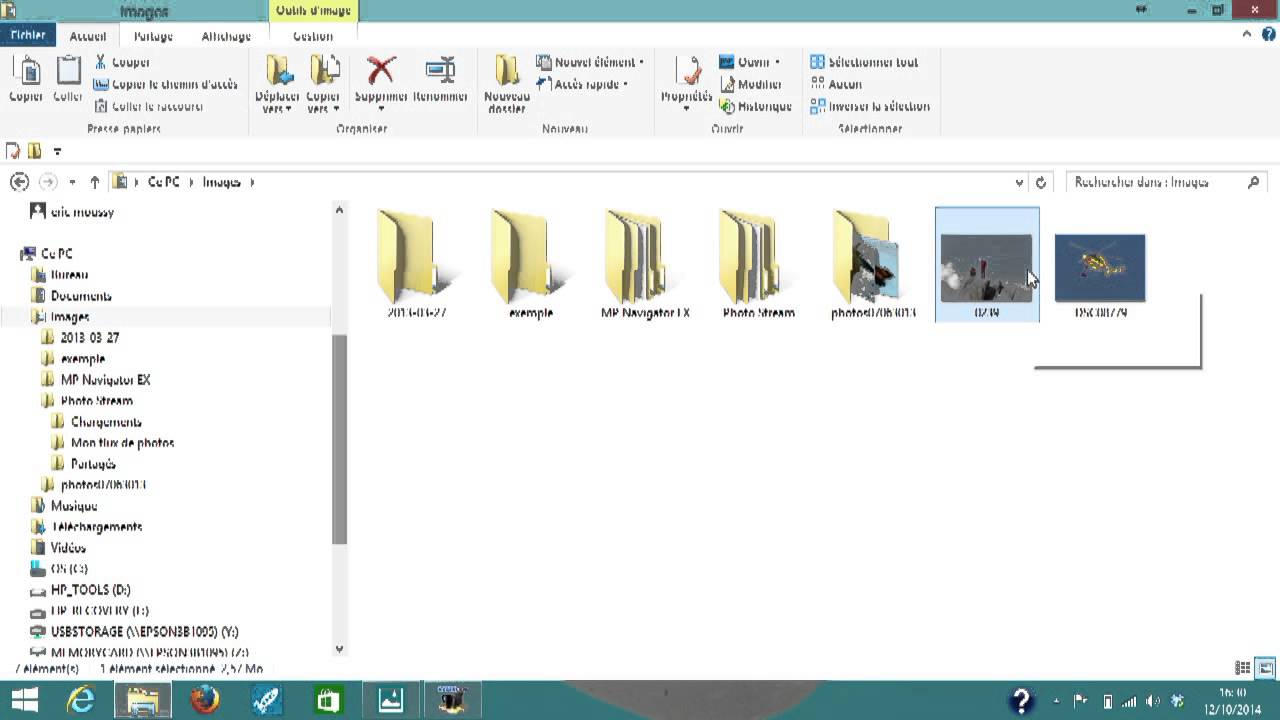 Création d ‘un fichier sous windows