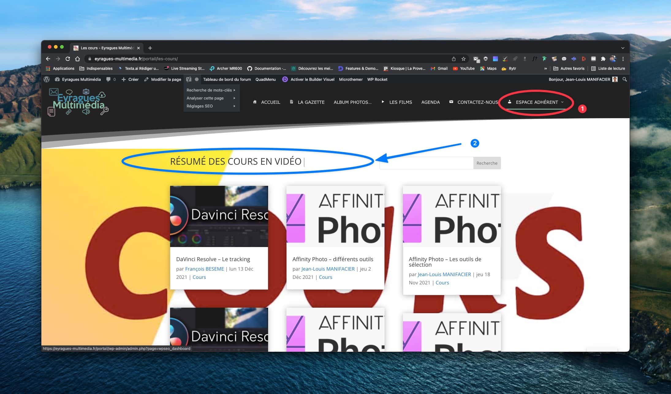 Comprendre et participer à notre site internet