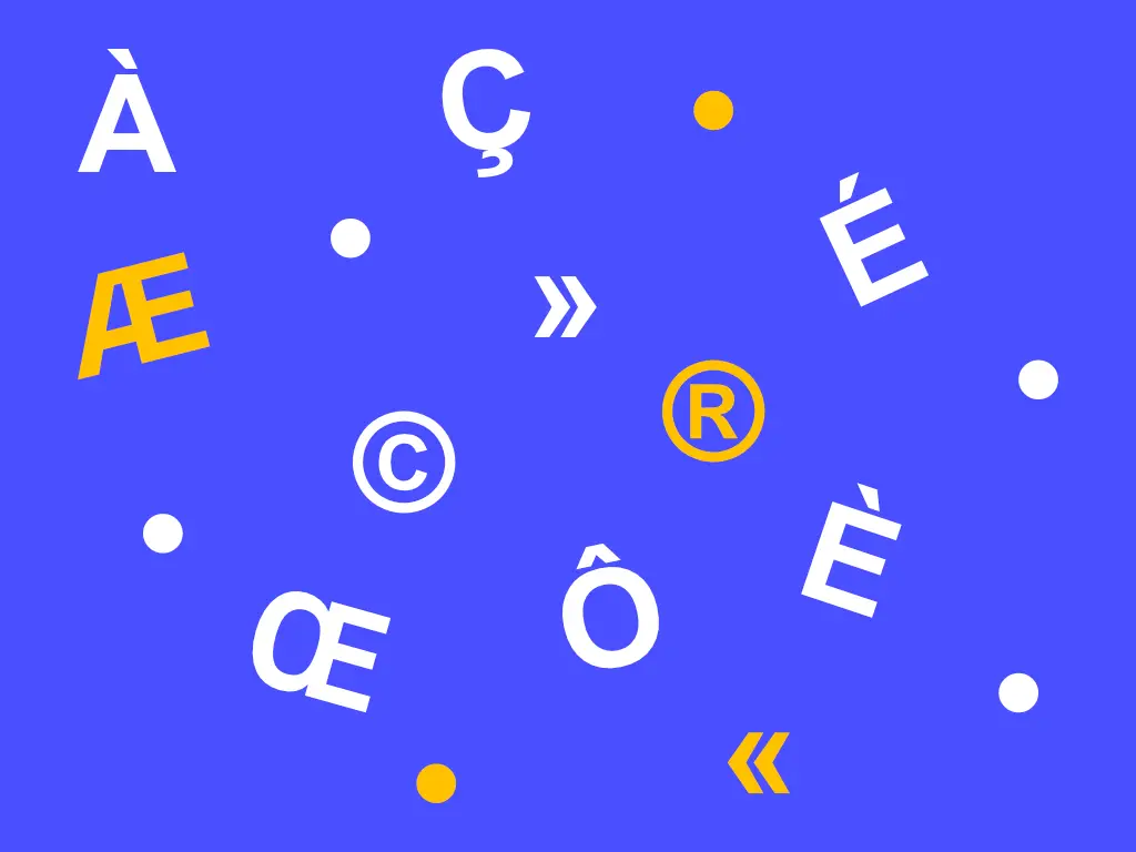 Lexibar pour caractères spéciaux clavier français CaractèresAccentués